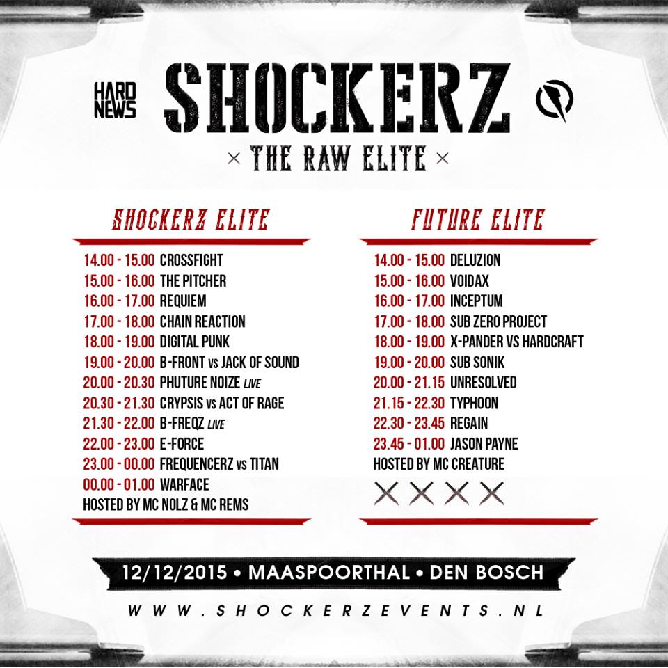 Shockerz timetable