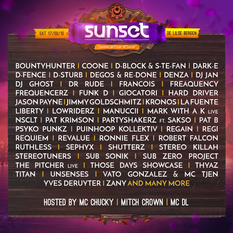 Bekijk de magische lineup en trailer van Sunset Festival 2016 Hard News