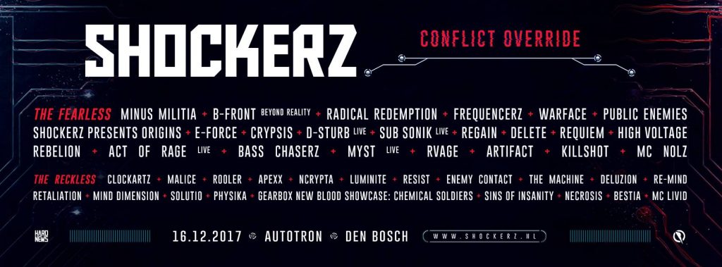 shockerz line-up 2017