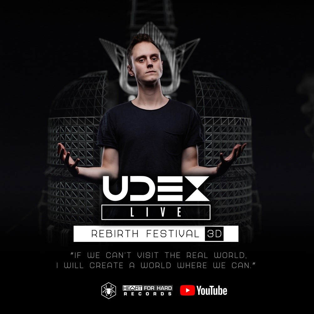 Udex LIVE - REBiRTH Festival 3D Heart for Hard