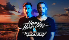 headhunterz & wildstylez at the beach bloemendaal beachclub fuel hardstyle outlaw events