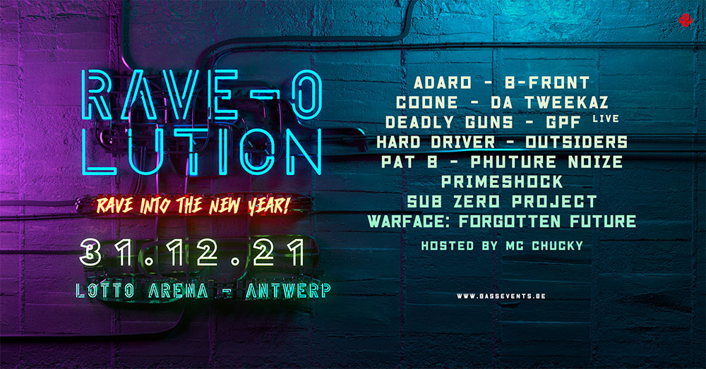 rave-o-lution nye line-up 2021 bass events