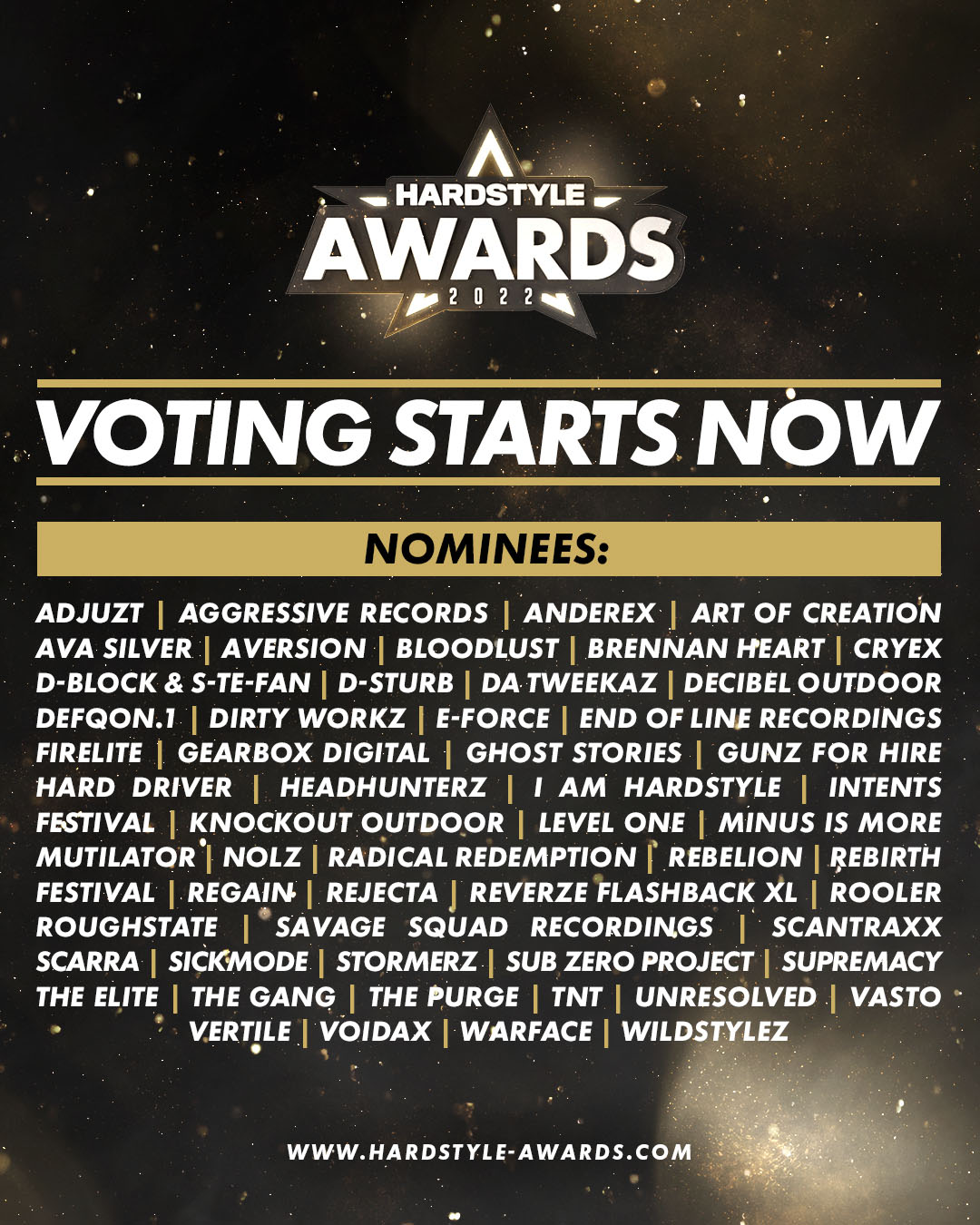Hardstyle awards nominees