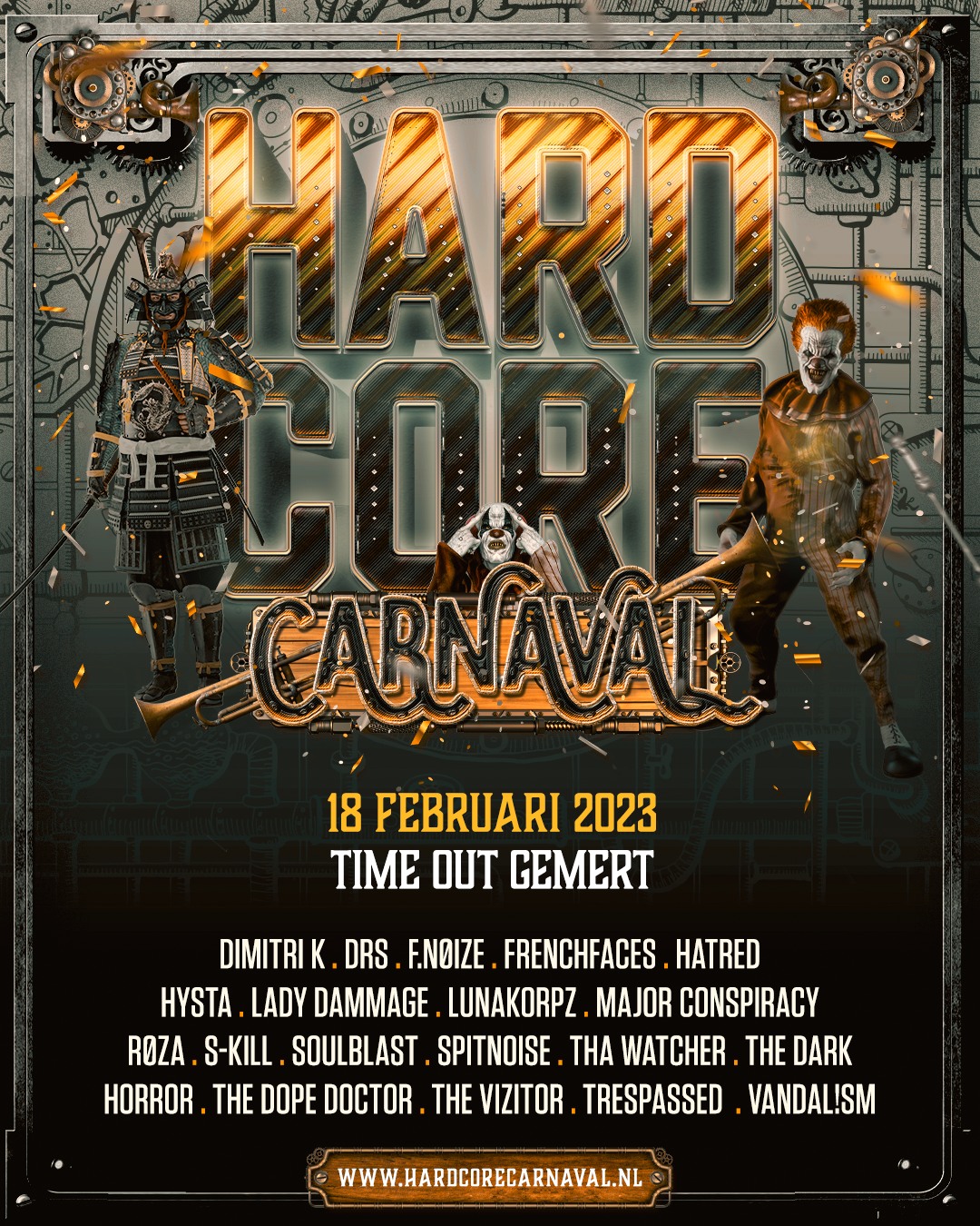 Hardcore Carnaval 2023 line-up Time Out Gemert