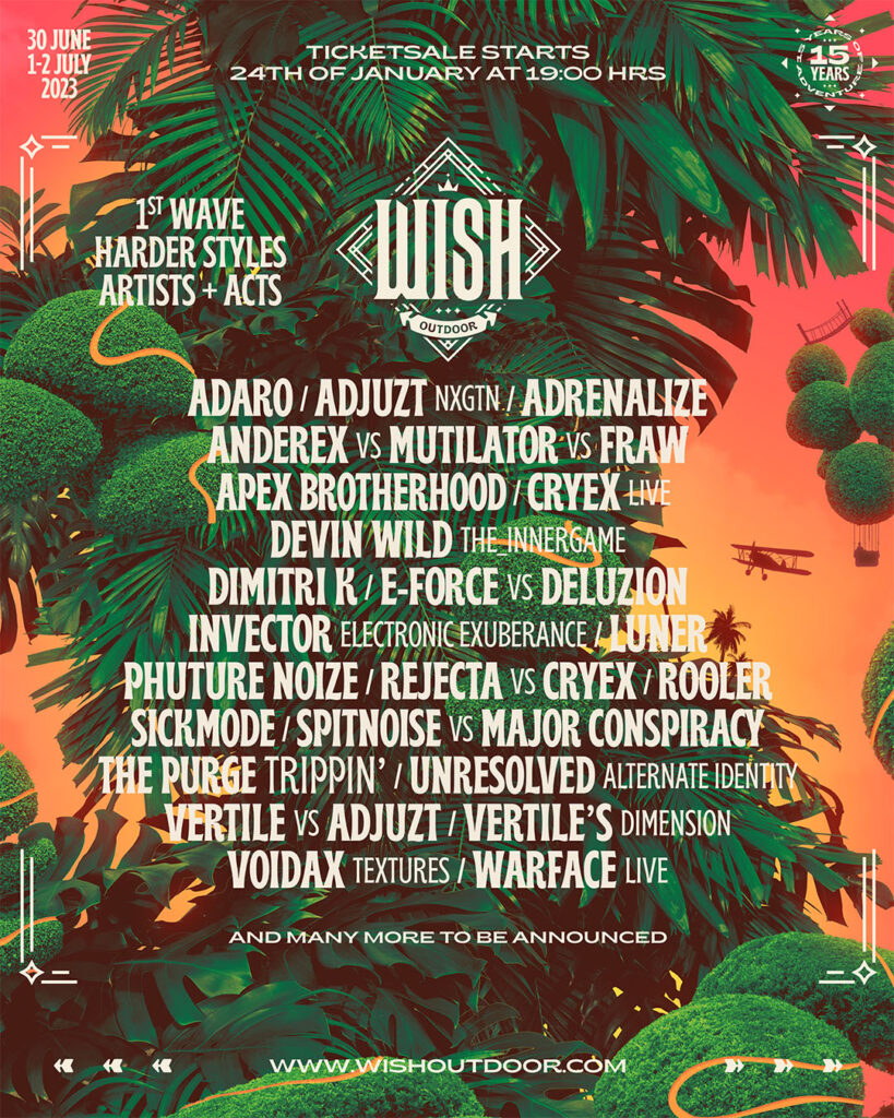 WiSH Outdoor celebrates 15th anniversary with an extensive Hardstyle ...