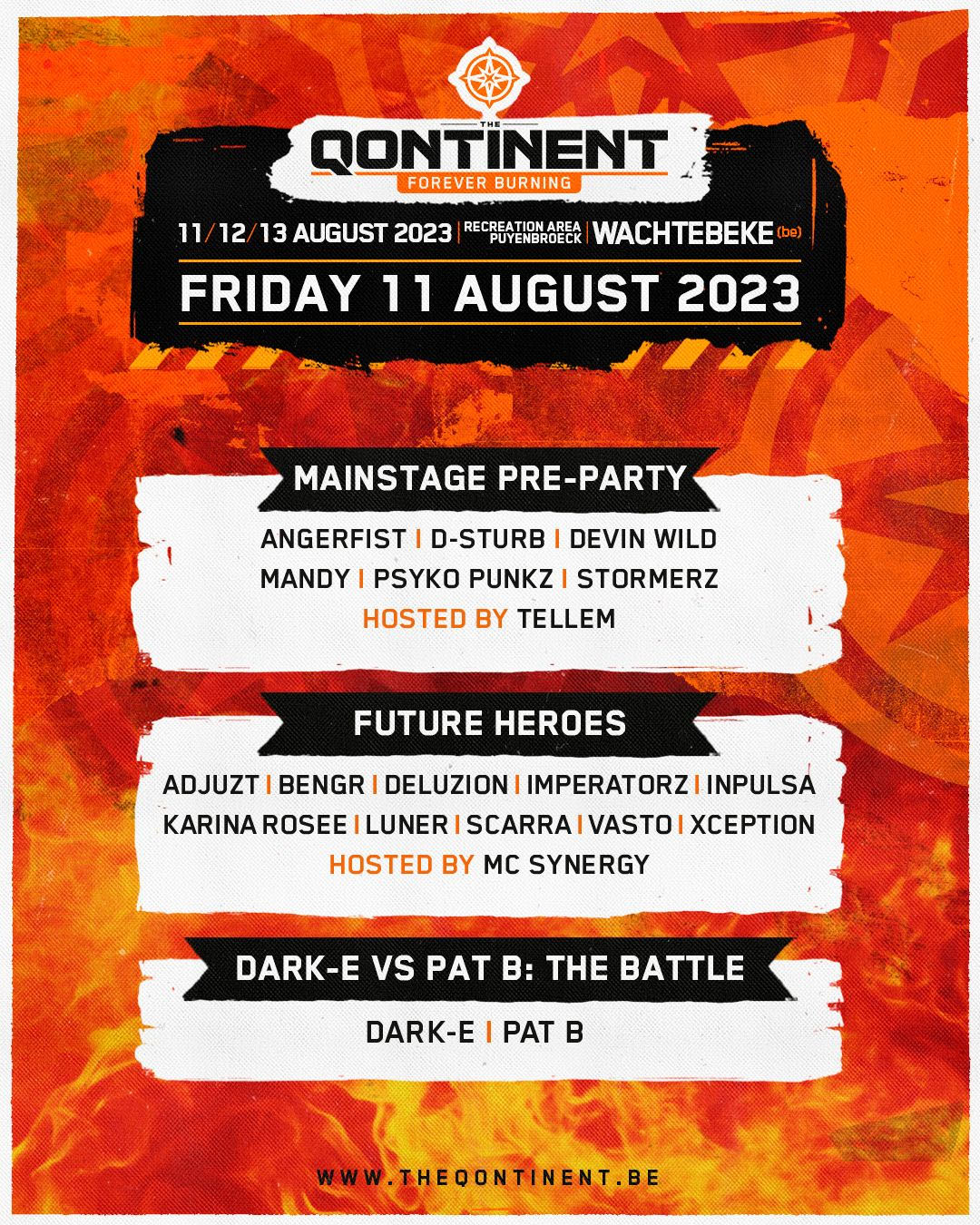 The Qontinent 2023 line-up (FRIDAY)