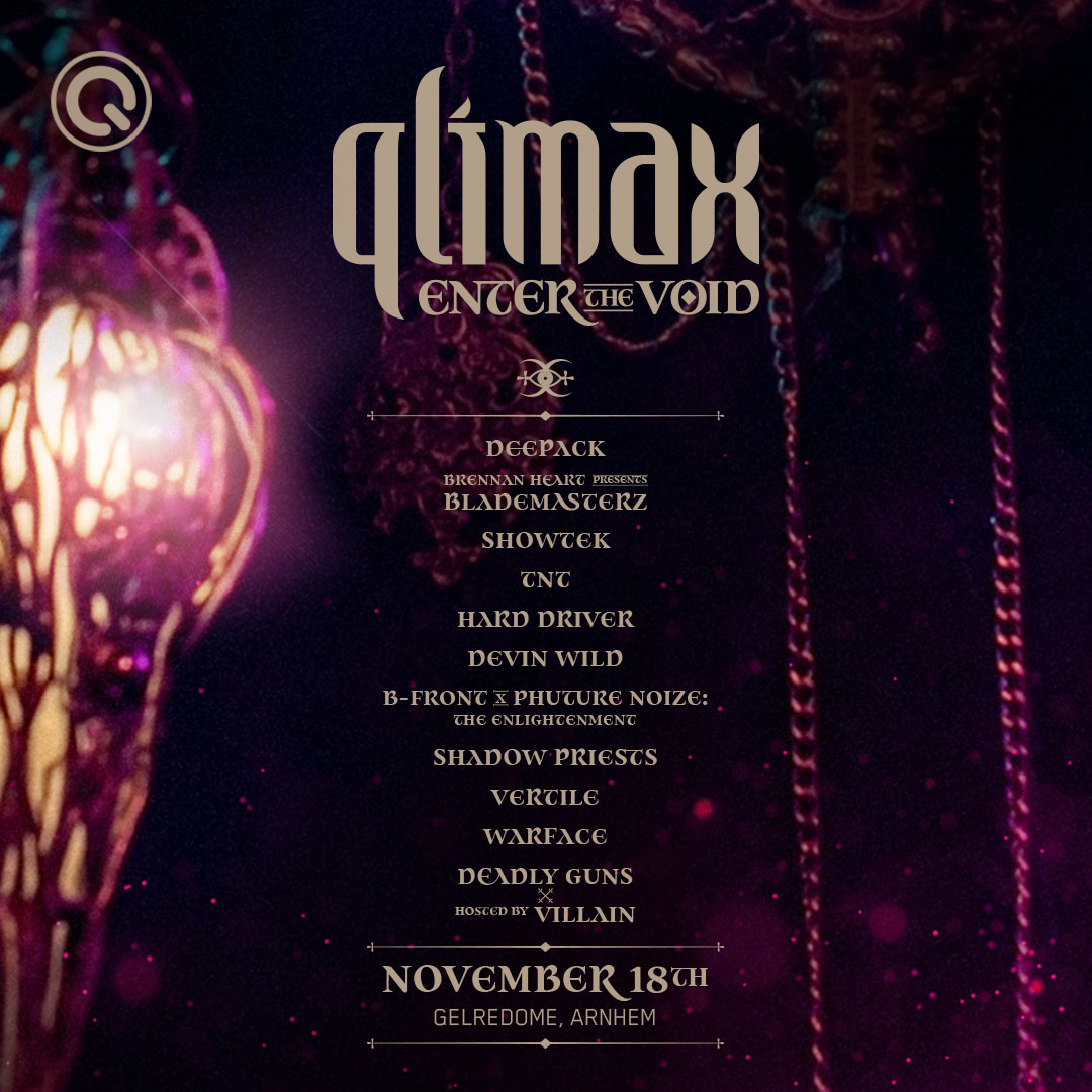 qlimax 2023 line-up - enter the void