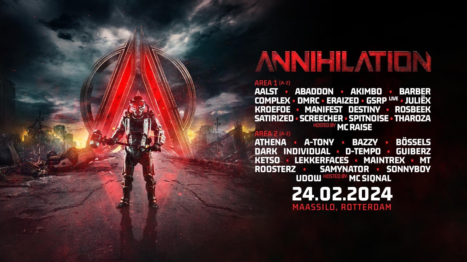 annihilation line-up